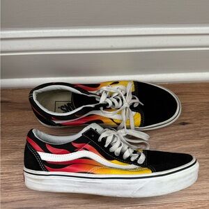Vans Black and White Old Skool Sneakers